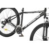Rower górski MTB INDIANA X-Pulser 2.7 M19 27.5 cala męski Czarno-szary Amortyzator przód marka Zoom