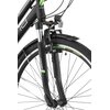 Rower trekkingowy INDIANA X-Road 1.0 D19 28 cali damski Czarno-zielony Kolory dostępne w ofercie producenta Czarno-zielony