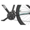 Rower górski MTB INDIANA X-Pulser 2.7 D15 27.5 cali damski Czarno-miętowy Gwarancja na ramę 24 miesiące
