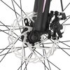 Rower górski MTB INDIANA X-Pulser 2.6 D17 26 cali damski Czarno-fioletowy Wyposażenie Odblaski na koła