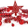 Zestaw bombek GOCKOWIAK Estrella Czerwony (66 szt.) Wyposażenie 2 x łańcuch