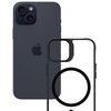 Etui 3MK Satin Guardx MagCase do Apple iPhone 15 Przezroczysto-czarny Typ Etui nakładka