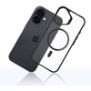 Etui 3MK Satin Guardx MagCase do Apple iPhone 16 Przezroczysto-czarny Typ Etui magnetyczne