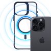 Etui 3MK Satin Guardx MagCase do Apple iPhone 16 Pro Przezroczysto-niebieski Dominujący kolor Przezroczysto-niebieski