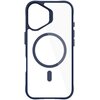 Etui 3MK Satin Guardx MagCase do Apple iPhone 16 Przezroczysto-niebieski Seria telefonu iPhone
