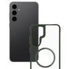 Etui 3MK Satin Guardx MagCase do Samsung Galaxy S24/S25 Przezroczysto-zielony Seria telefonu Galaxy S