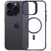 Etui 3MK Satin Guardx MagCase do Apple iPhone 16 Pro Przezroczysto-fioletowy