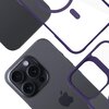 Etui 3MK Satin Guardx MagCase do Apple iPhone 16 Pro Przezroczysto-fioletowy Dominujący kolor Przezroczysto-fioletowy