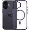Etui 3MK Satin Guardx MagCase do Apple iPhone 16 Przezroczysto-fioletowy