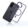 Etui 3MK Satin Guardx MagCase do Apple iPhone 16 Przezroczysto-fioletowy Typ Etui magnetyczne