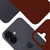Etui 3MK Silicone Guardx MagCase do Apple iPhone 16 Ciemno-czerwony Dominujący kolor Ciemno-czerwony