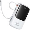 Powerbank BASEUS Qpow Pro+ 10000mAh 22.5W Biały Prąd wyjściowy [A] 2