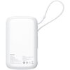Powerbank BASEUS Qpow Pro+ 10000mAh 22.5W Biały Prąd wyjściowy [A] 2.22