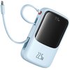 Powerbank BASEUS Qpow Pro+ 10000mAh 22.5W Niebieski Prąd wyjściowy [A] 2