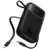 Powerbank BASEUS Qpow 2 10000mAh 30W Czarny + Kable USB-C Prąd wyjściowy [A] 2.25