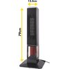 Termowentylator MISSION AIR Malmo 2400W Czarny Nawiew zimnego powietrza Tak