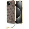 Etui GUESS 4G Charms Collection do Apple iPhone 15 Brązowy Marka telefonu Apple
