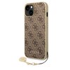 Etui GUESS 4G Charms Collection do Apple iPhone 15 Brązowy Model telefonu iPhone 15