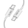 Kabel USB-C - USB-C TECH-PROTECT UltraBoost Lite PD60W/3A 2 m Szary Obsługiwane zasilanie [W] do 60