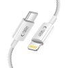 Kabel USB-C - Lightning TECH-PROTECT UltraBoost Lite PD27W/3A 1 m Szary Obsługiwane zasilanie [W] do 27
