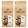 Kawa ziarnista CABRAL CAFE Fazenda Ambiental Fortaleza 2 x 1 kg (Rzemieślnicza) Aromat Migdałowy z delikatnymi nutami owocowymi