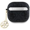 Etui na słuchawki GUESS 4G Charm Collection do Apple Airpods 4 Czarny Wodoodporność Nie