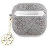 Etui na słuchawki GUESS 4G Charm Collection do Apple Airpods 4 Różowy Wodoodporność Nie