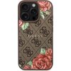 Etui GUESS 4G Flowers Print MagSafe do Apple iPhone 16 Pro Brązowy Seria telefonu iPhone