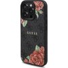 Etui GUESS 4G Flowers Print MagSafe do Apple iPhone 16 Pro Czarny Model telefonu iPhone 16 Pro
