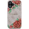 Etui GUESS 4G Flowers Print MagSafe do Apple iPhone 16 Różowy Seria telefonu iPhone