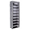 Szafka GOCKOWIAK Lea Zebra (172 x 57 x 29) Szaro-biały Styl Nowoczesny