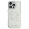 Etui KARL LAGERFELD IML Rhinestones Karl Head do Apple iPhone 16 Pro Max Przezroczysty Seria telefonu iPhone