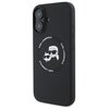 Etui KARL LAGERFELD Silicone Karl&Choupette Heads MagSafe do Apple iPhone 16 Czarny Model telefonu iPhone 16