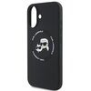 Etui KARL LAGERFELD Silicone Karl&Choupette Heads MagSafe do Apple iPhone 16 Czarny Typ Etui magnetyczne