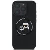 Etui KARL LAGERFELD Silicone Karl&Choupette Heads MagSafe do Apple iPhone 16 Pro Max Czarny Seria telefonu iPhone