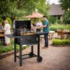 Grill węglowy GOCKOWIAK Carbon 109 x 33 cm Funkcje Kółka, Pokrywa, Półki boczne, Regulacja wysokości, Termometr