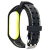 Pasek BELINE Smart do Xiaomi Mi Band 6/5 Czarno-limonkowy
