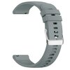Pasek BELINE Grid Texture Silicone do Watch (20mm) Jasnoszary Materiał Silikon
