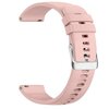 Pasek BELINE Grid Texture Silicone do Watch (20mm) Różowy Materiał Silikon