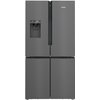 Lodówka SIEMENS KF96DAXEA MD Side by Side No Frost 183cm Czarna stal szczotkowana Roczne zużycie prądu 327 kWh = 376.05 zł