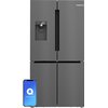 Lodówka BOSCH KFI96AXEA MD Side by Side No Frost 183cm Czarna Kostkarka Podajnik wody