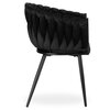 Krzesło EHOKERY Cofton Black Velvet Czarny Materiał Welur
