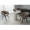 Krzesło EHOKERY Aston Velvet Jasnobrązowy Głębokość [cm] 51