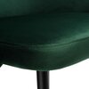 Krzesło EHOKERY Hampton Velvet Ciemnozielony Styl Glamour