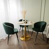Krzesło EHOKERY Hampton Velvet Ciemnozielony Głębokość [cm] 56