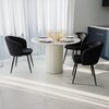 Krzesło EHOKERY Hampton Velvet Czarny Głębokość [cm] 56