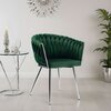 Krzesło EHOKERY Cofton Chrom Velvet Ciemnozielony Waga [kg] 8.60