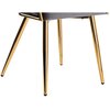 Krzesło EHOKERY Cofton Gold Velvet Grafitowy Szerokość [cm] 60