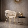 Krzesło EHOKERY Cofton Gold Velvet Beżowy Waga z opakowaniem [kg] 9