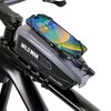 Torba rowerowa na ramę WILDMAN FK6 Szaro-czarny Dodatki Wodoodporny